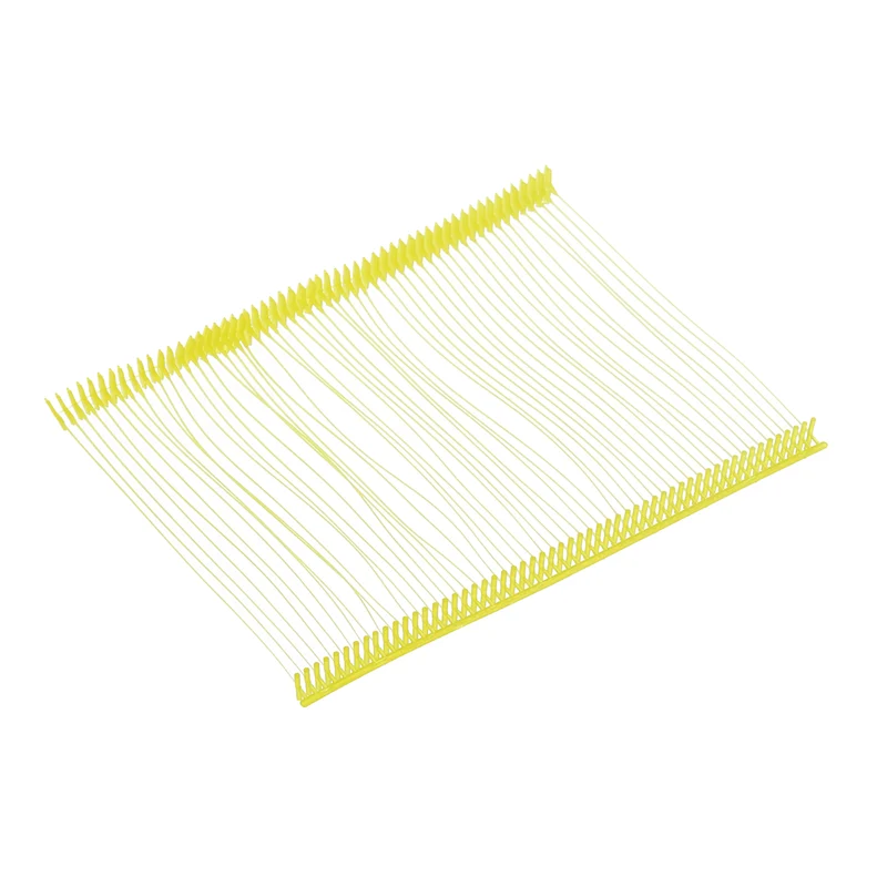1000pcs 75mm Tagging Fasteners Clothing Tag Barbs Attachments Price Tags Yellow