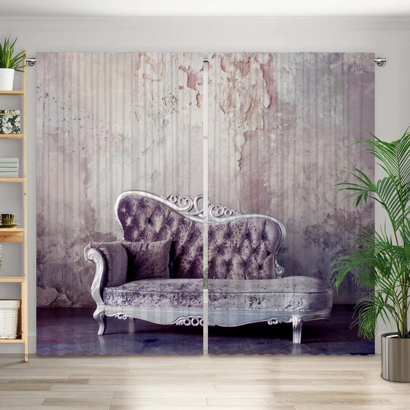 Vorhang Motiv "Sofa grunge shabby chic"