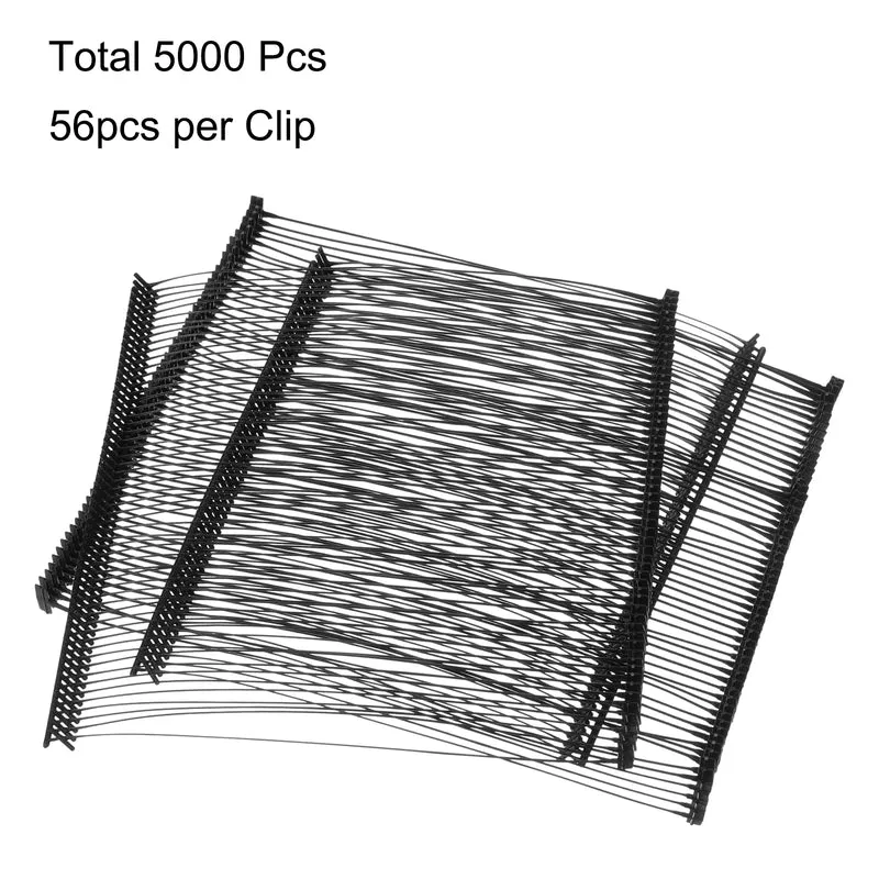 5000pcs 100mm Tag Pins Tagging Barbs Fasteners Tag Attachments for Clothes Black