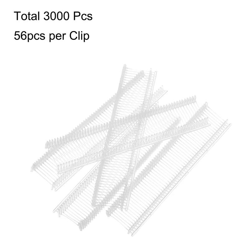 3000pcs 15mm Tag Pins Tagging Barbs Fasteners Tag Attachments for Clothes Clear