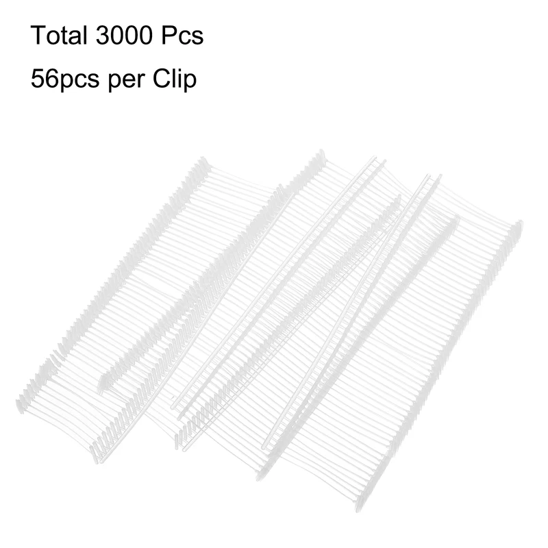 3000pcs 25mm Tag Pins Tagging Barbs Fasteners Tag Attachments for Clothes White