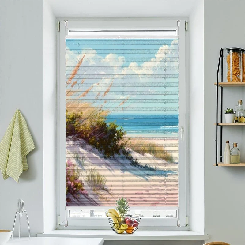 Plissee Motiv "Ostsee Düne Aquarell"
