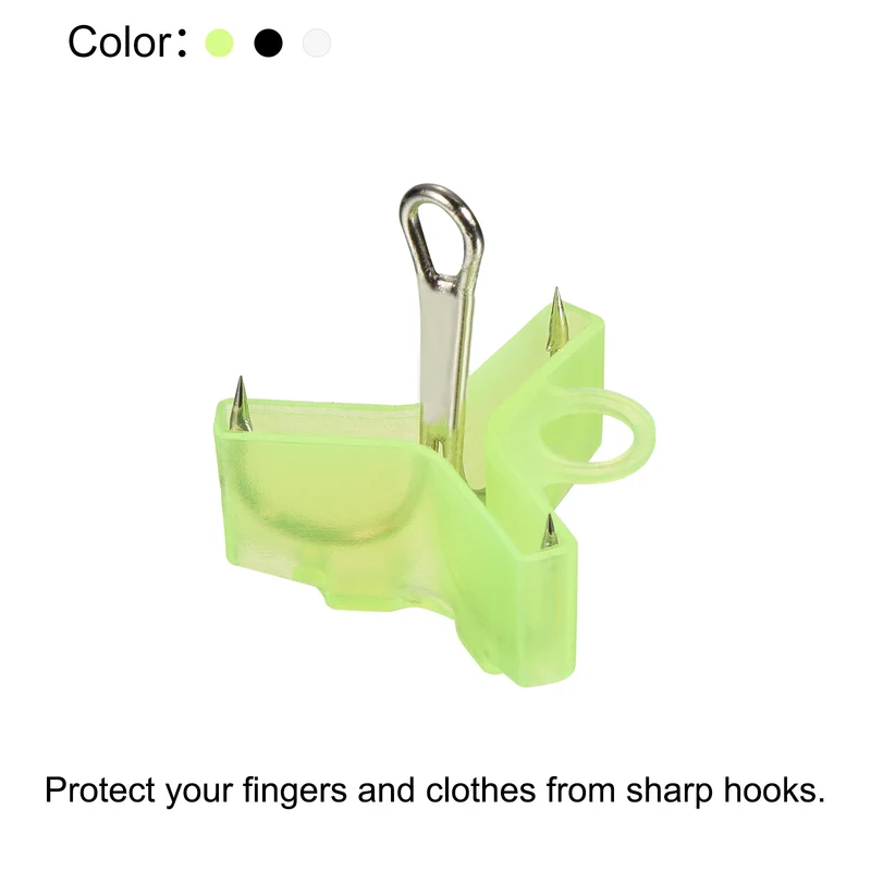 100Pcs Fishing Hook Bonnets Plastic Treble Hook Covers Fit for 1，2，3 Yellow