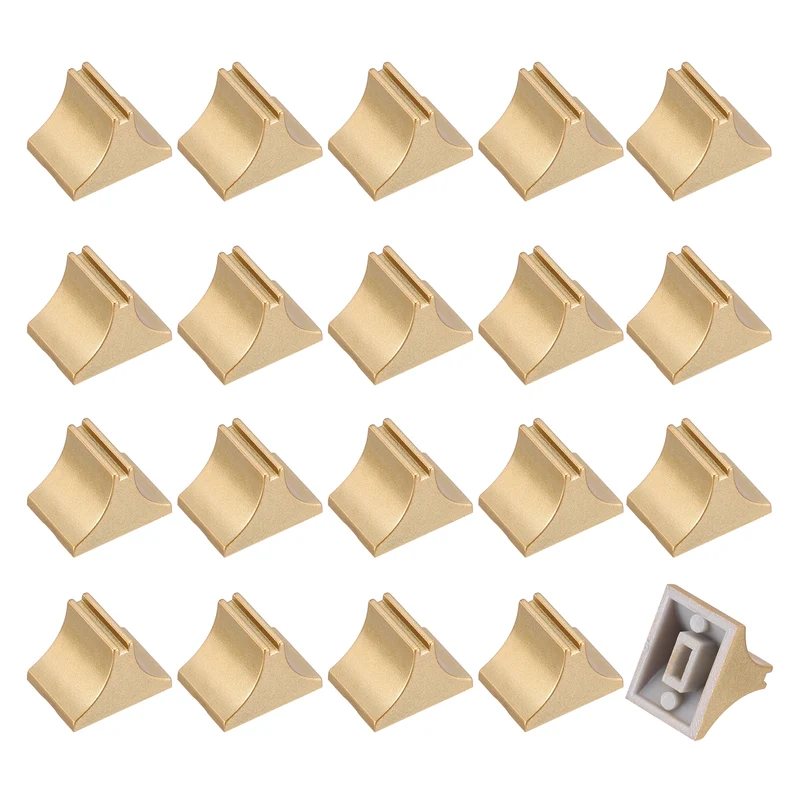 20pcs Mixer Slider Fader Knobs Potentiometer Caps Fit Hole 1.5x4mm Dark Gold