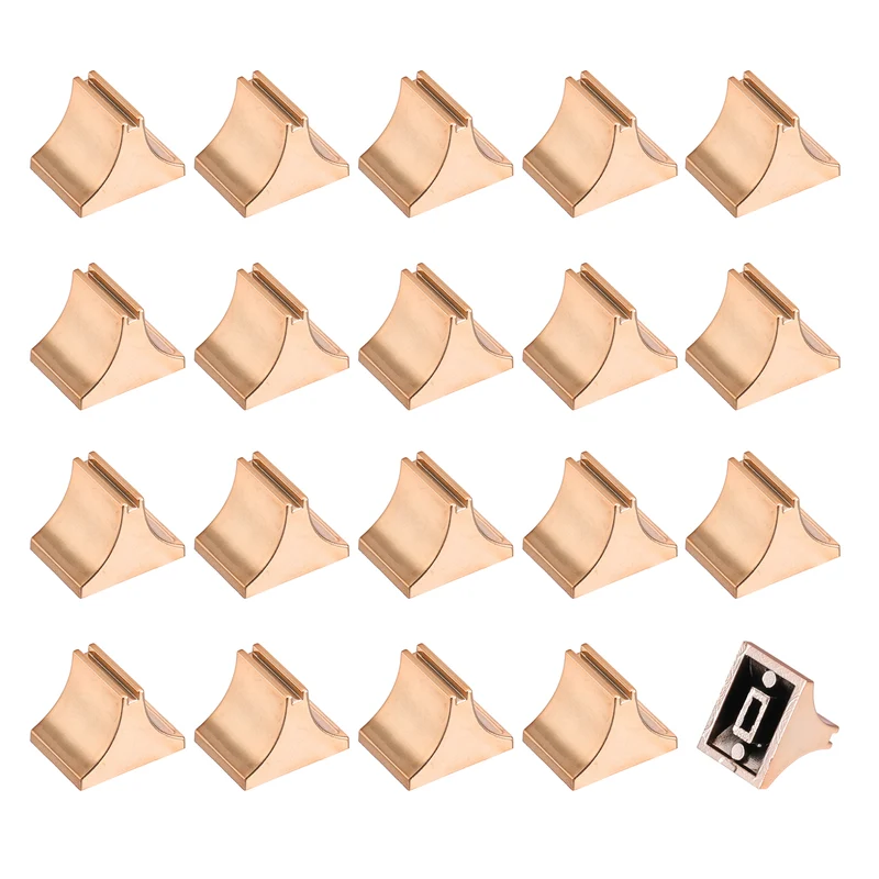 20pcs Mixer Slider Fader Knobs Potentiometer Caps Fit Hole 1.5x4mm Rose Gold
