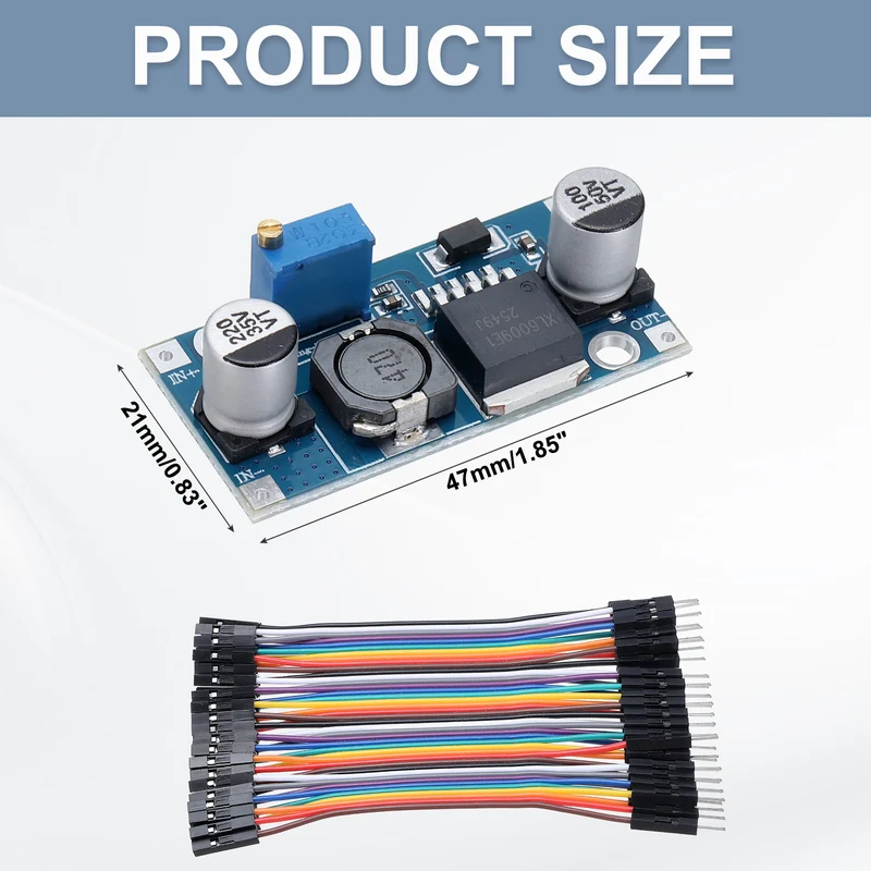 Regulator Adjustable Step Up Module XL 6009 3-32V to 5-35V with 10cm 40P Lines