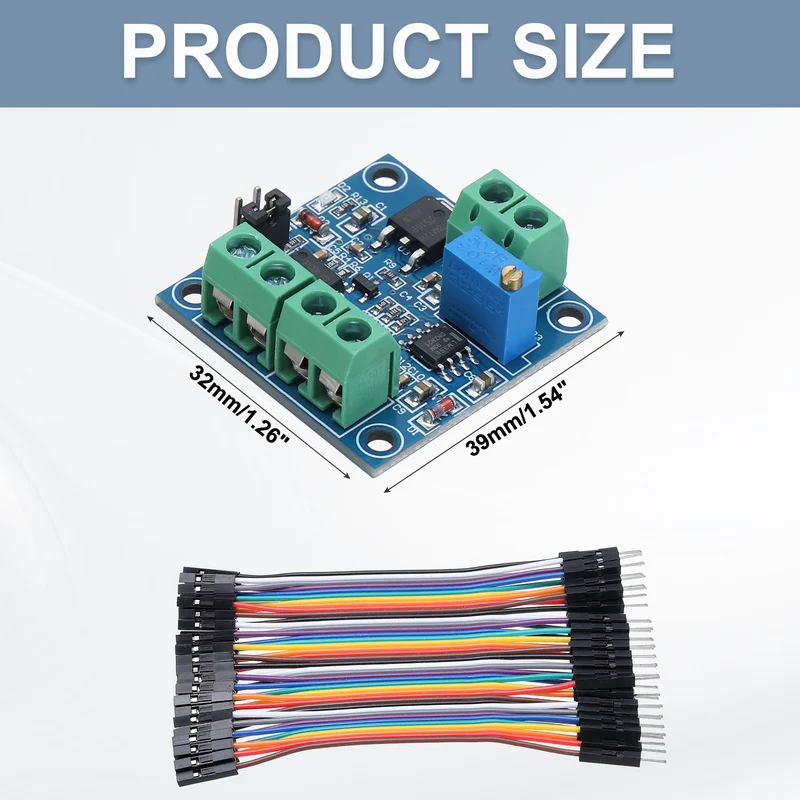 PWM to Voltage Module 0 -100% PWM Converted to 0-10V Voltage with 10cm 40P Line