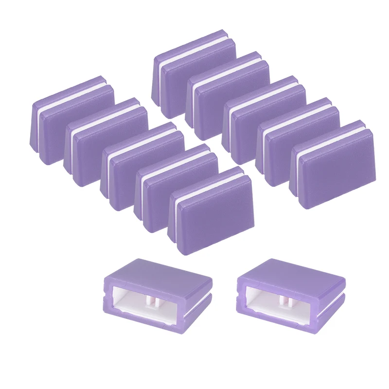 12Pcs Mixer Slider Fader Caps Universal Fader Knobs, Purple