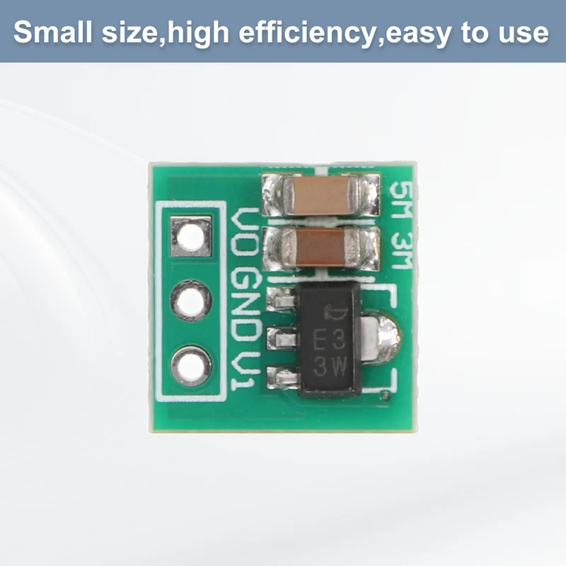 Boost Converter Step Up Module Mini Module 0.8-3.3V to 3.3V 0.5A 5Pcs