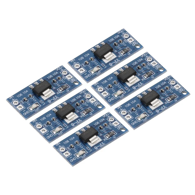Buck Converter Step Down Power Module AMS-1117 6.5-12V to 5V 0.8A 6Pcs
