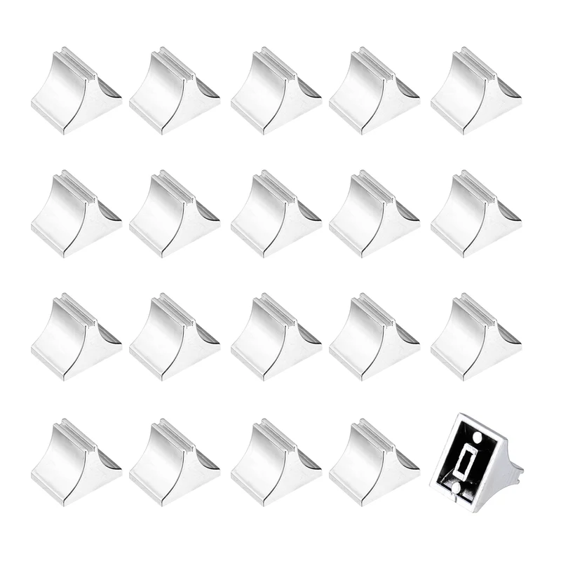 20pcs Mixer Slider Fader Knobs Potentiometer Caps Fit Hole 1.5x4mm Silver
