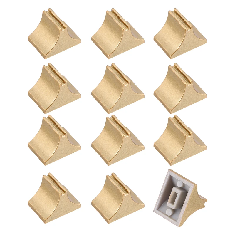 12pcs Mixer Slider Fader Knobs Potentiometer Caps Fit Hole 1.5x4mm Dark Gold
