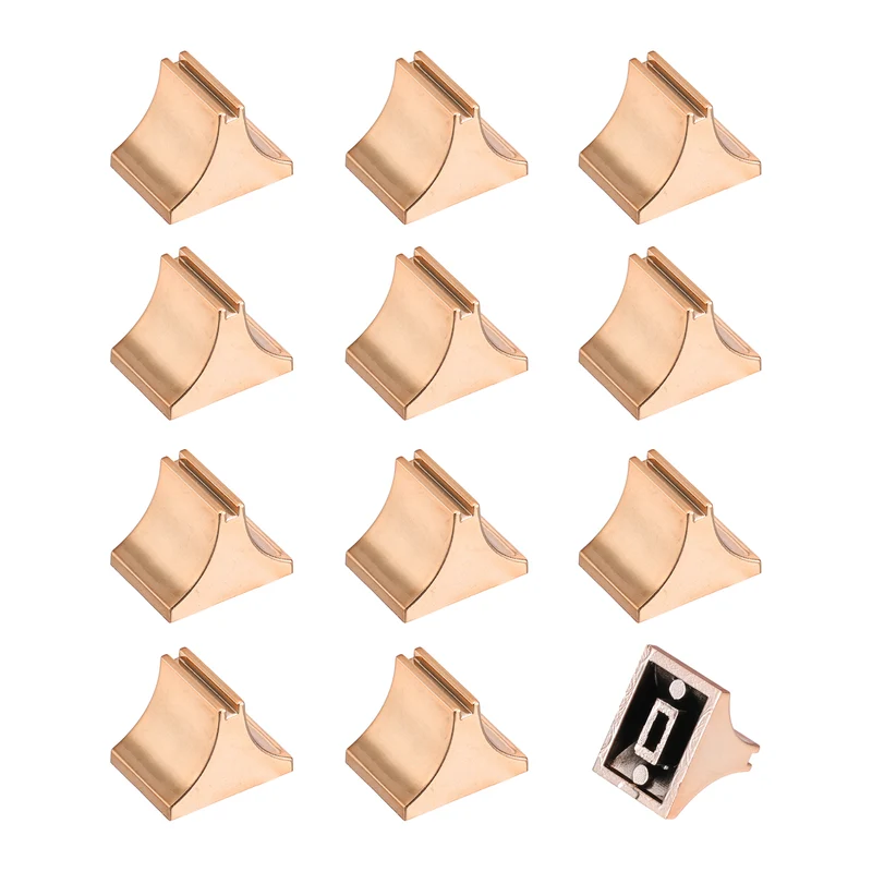 12pcs Mixer Slider Fader Knobs Potentiometer Caps Fit Hole 1.5x4mm Rose Gold