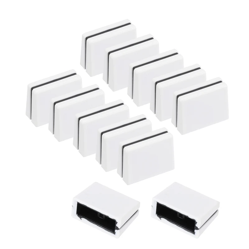 12Pcs Mixer Slider Fader Caps Universal Fader Knobs, White