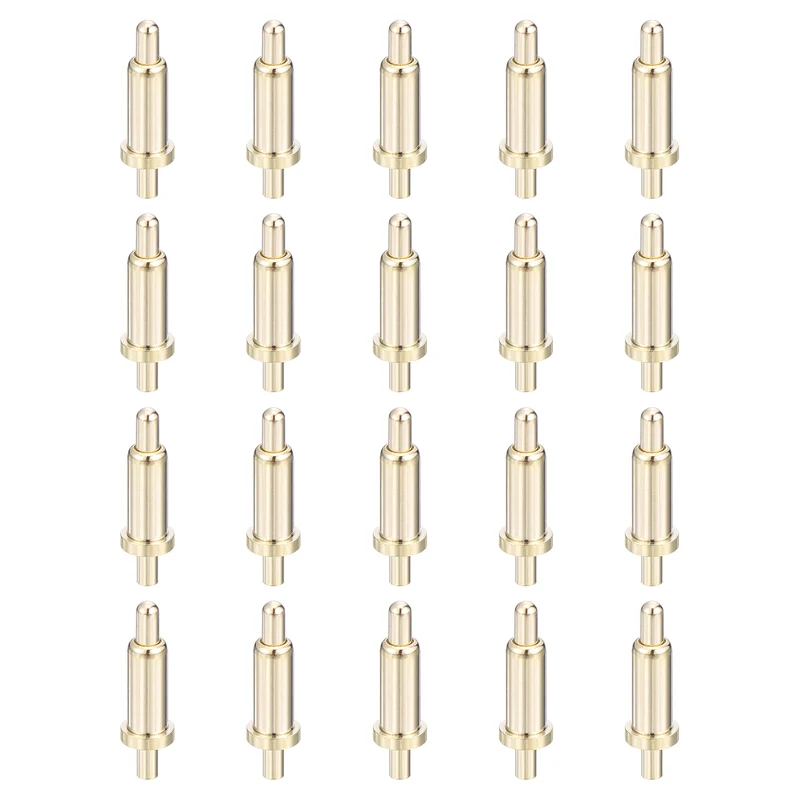 20Pcs 5.5mm Spring Loaded PogoPins, Test Pin Probes Connector Plug-In Type