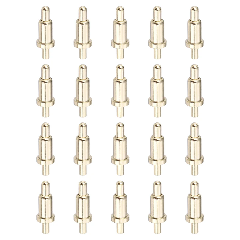 20Pcs 4.5mm Spring Loaded PogoPins, Test Pin Probes Connector Plug-In Type