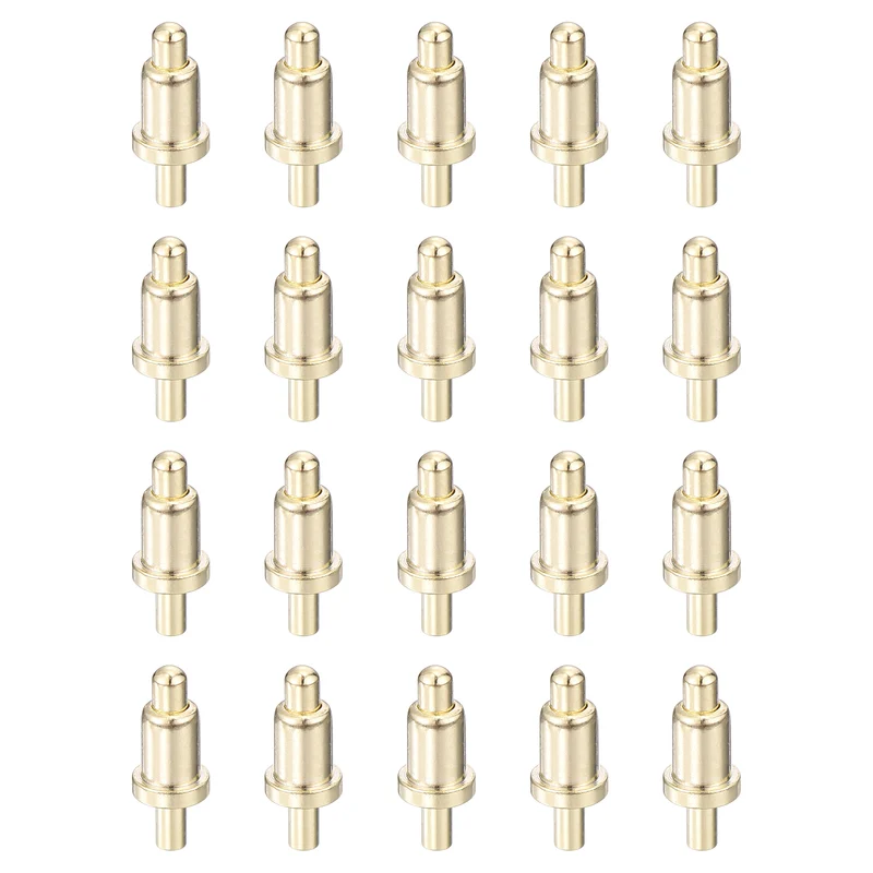 20Pcs 3.5mm Spring Loaded PogoPins, Test Pin Probes Connector Plug-In Type