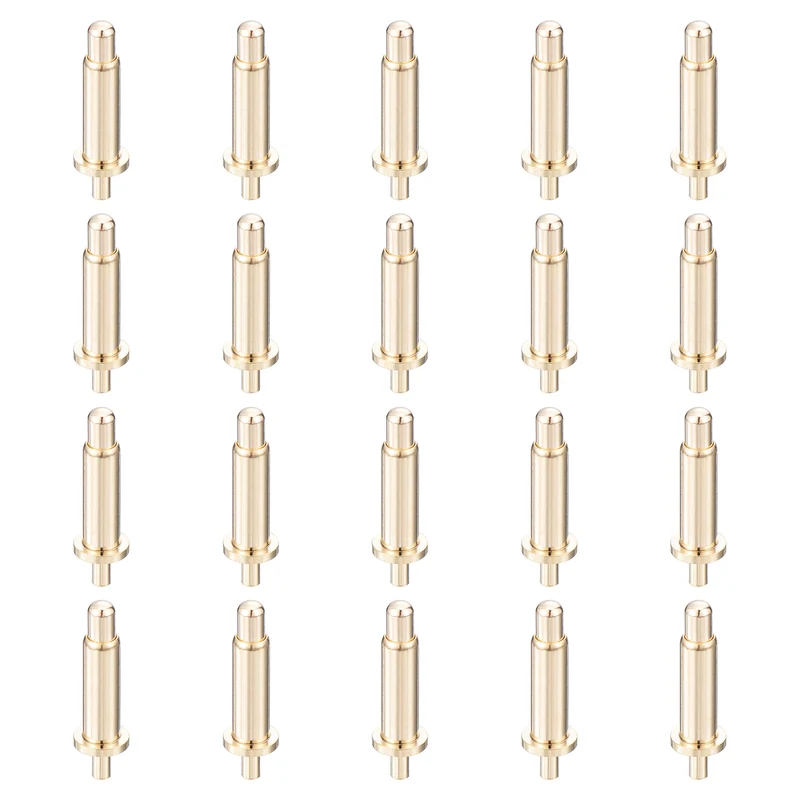 20Pcs 8.5mm Spring Loaded PogoPins Test Pin Probes Connector Plug-In Type
