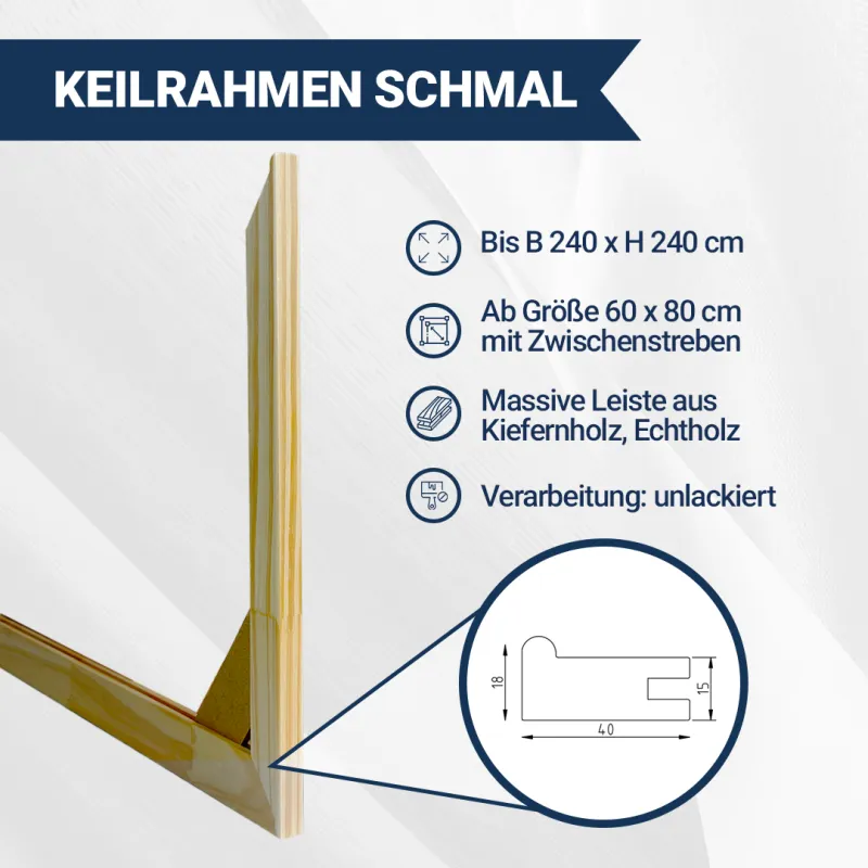 Foto-Leinwand ohne Rahmen