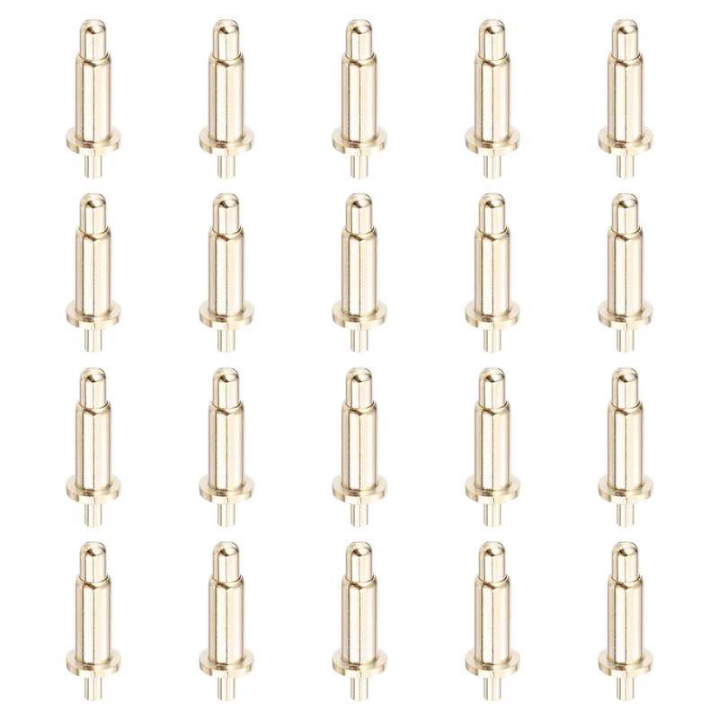 20Pcs 7.5mm Spring Loaded PogoPins Test Pin Probes Connector Plug-In Type