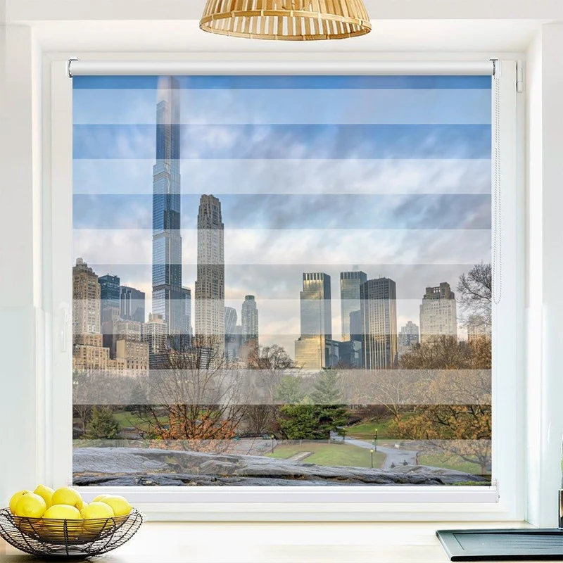 Klemmfix Doppelrollo "Central Manhatten" | Klemm Doppelrollo