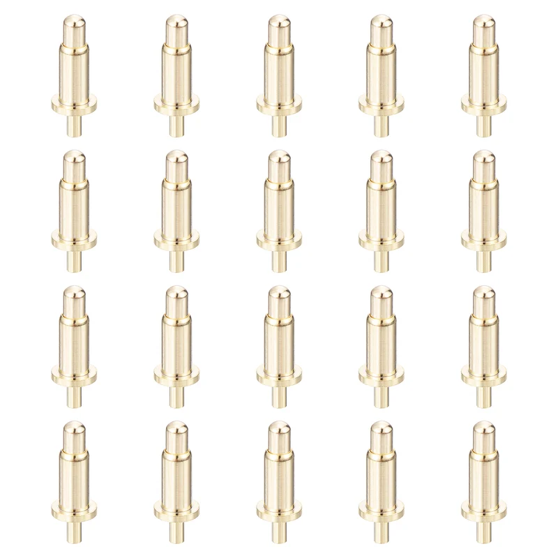 20Pcs 6.5mm Spring Loaded PogoPins Test Pin Probes Connector Plug-In Type