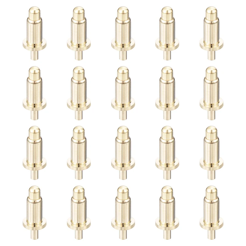 20Pcs 5.5mm Spring Loaded PogoPins Test Pin Probes Connector Plug-In Type