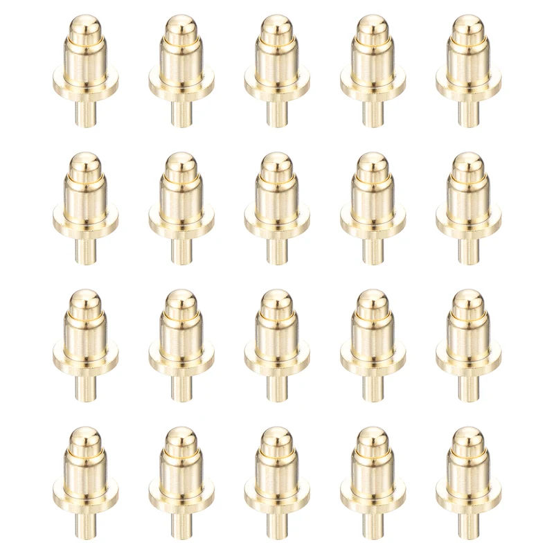 20Pcs 3.5mm Spring Loaded PogoPins Test Pin Probes Connector Plug-In Type