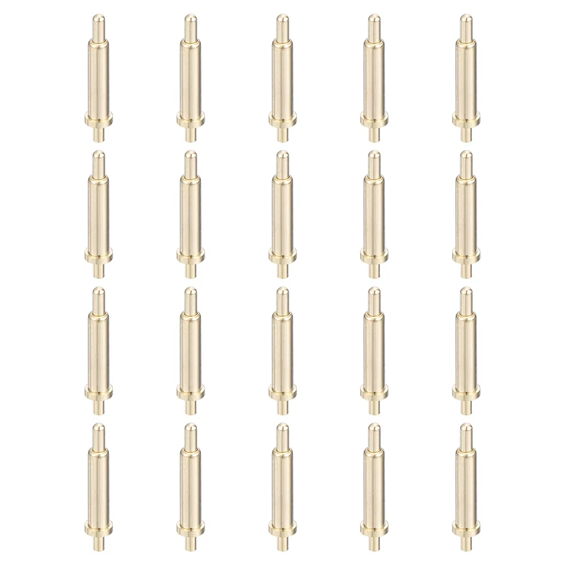 20Pcs 8.5mm Spring Loaded PogoPins, Test Pin Probes Connector Plug-In Type