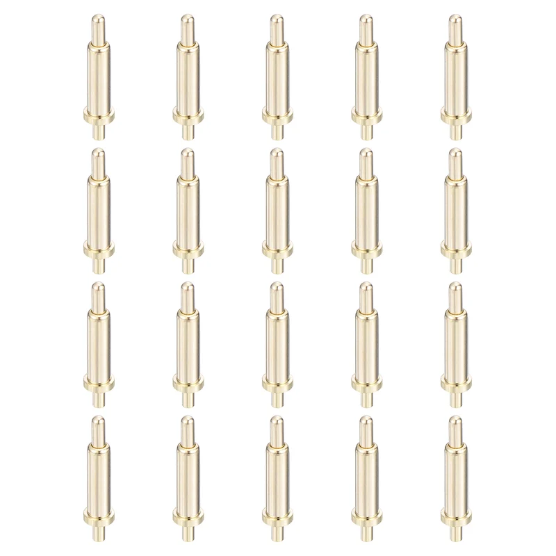 20Pcs 7.5mm Spring Loaded PogoPins, Test Pin Probes Connector Plug-In Type