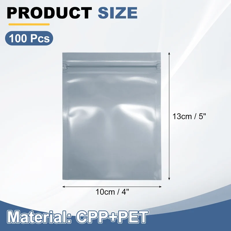 100Pcs Anti Static Bags 4 x 5 Inch Resealable ESD Shielding Bag