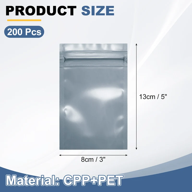 200Pcs Anti Static Bags 3 x 5 Inch Resealable ESD Shielding Bag