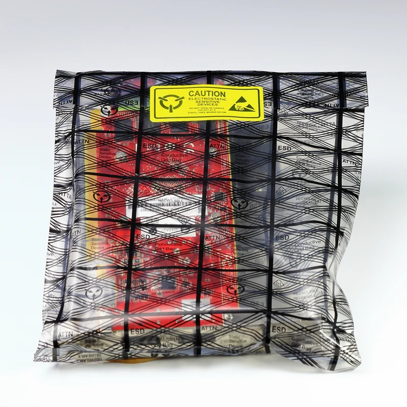 15Pcs Open Top Anti Static Bags ESD Shielding Bag Flat with Anti-Static Labels for Electronic Devices 12x15.7 Inch