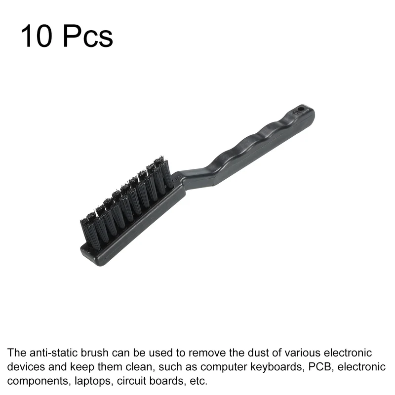 Anti Static ESD Brush Cleaning Keyboard Brush Nylon 10pcs for Computer Keyboard PCB Motherboards Laptop 60x175mm