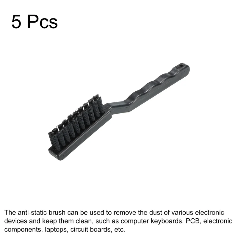 Anti Static ESD Brush Cleaning Keyboard Brush Nylon 5pcs for Computer Keyboard PCB Motherboards Laptop 60x175mm