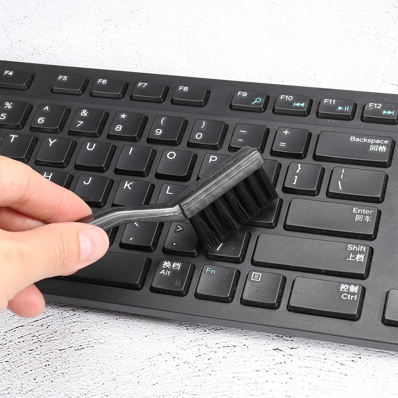 Anti Static ESD Brush Cleaning Keyboard Brush Nylon 10pcs for Computer Keyboard PCB Motherboards Laptop 35x180mm
