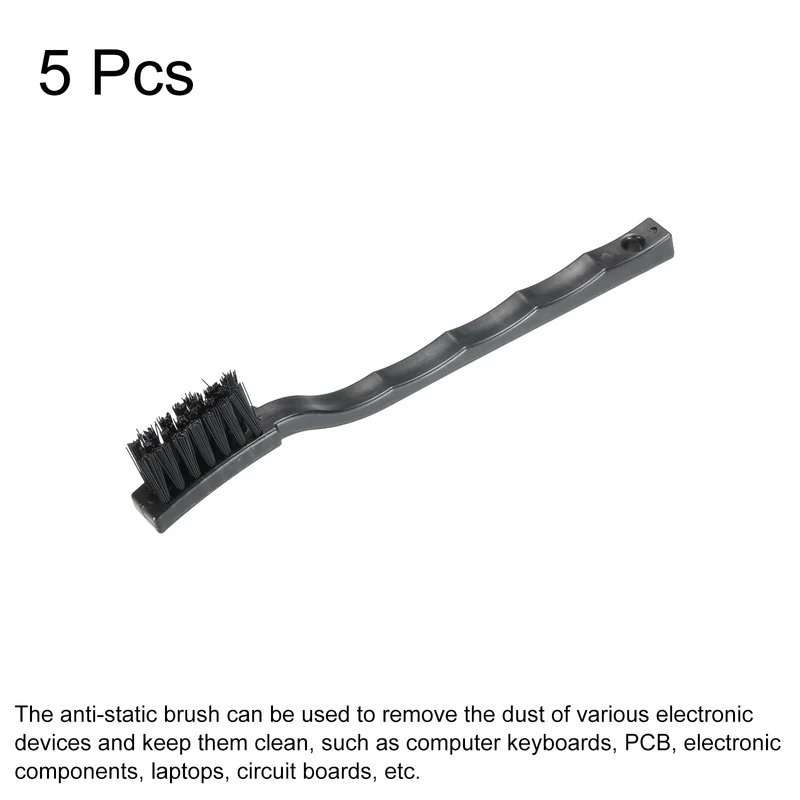 Anti Static ESD Brush Cleaning Keyboard Brush Nylon 5pcs for Computer Keyboard PCB Motherboards Laptop 30x173mm