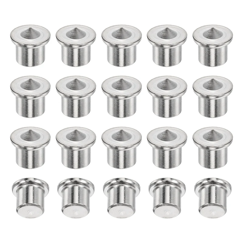 20Pcs Solid Dowel and Tenon Center Transfer Plugs, 12mm Doweling Centering Pin