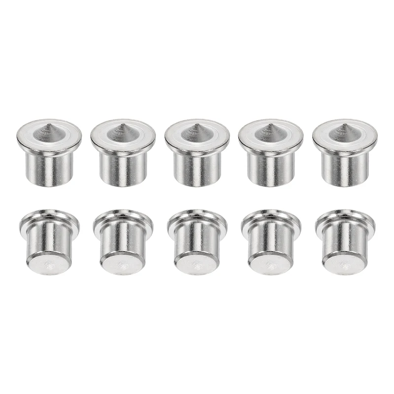 10Pcs Solid Dowel and Tenon Center Transfer Plugs, 12mm Doweling Centering Pin