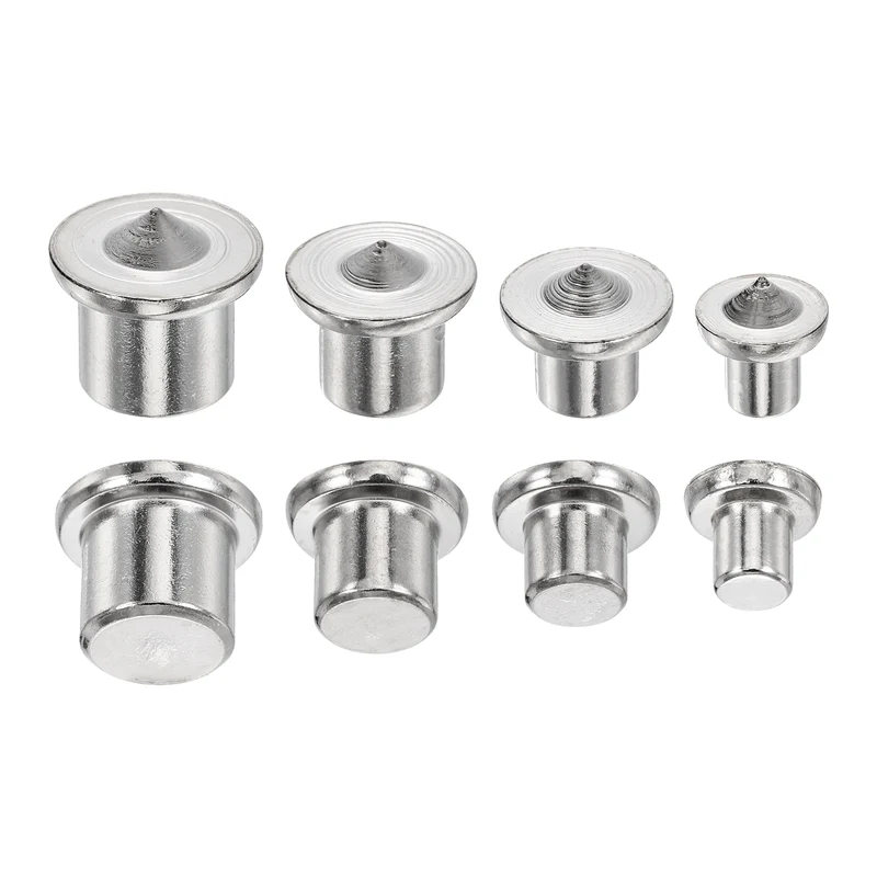 8Pcs Solid Dowel and Tenon Center Transfer Plugs, 4Size Doweling Centering Pin