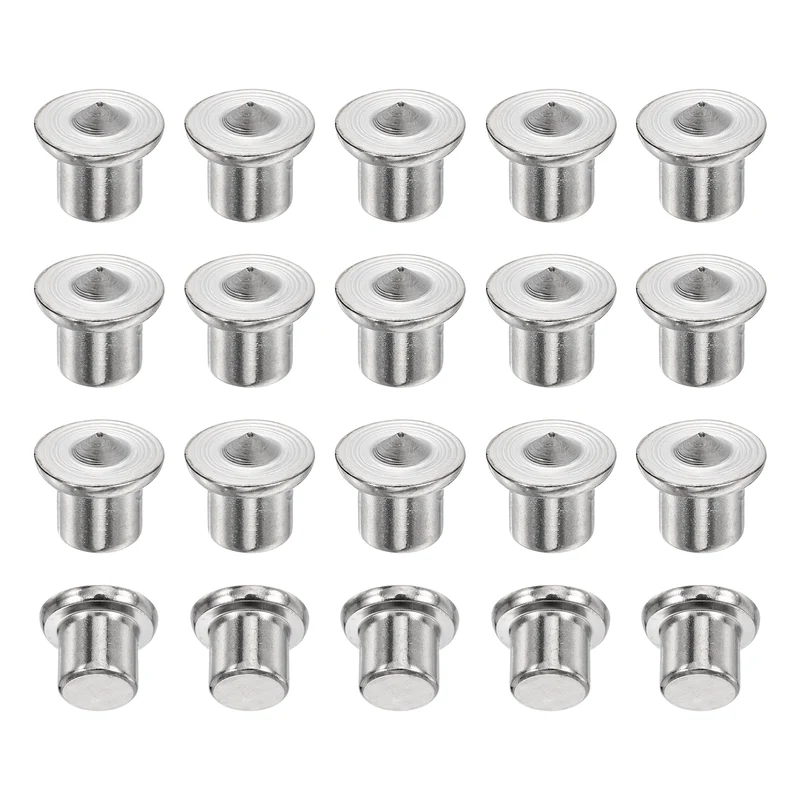 20Pcs Solid Dowel and Tenon Center Transfer Plugs, 10mm Doweling Centering Pin