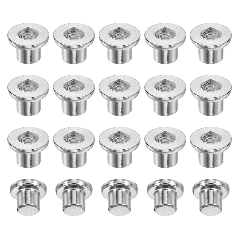 20Pcs Solid Dowel and Tenon Center Transfer Plugs, 8mm Doweling Centering Pin