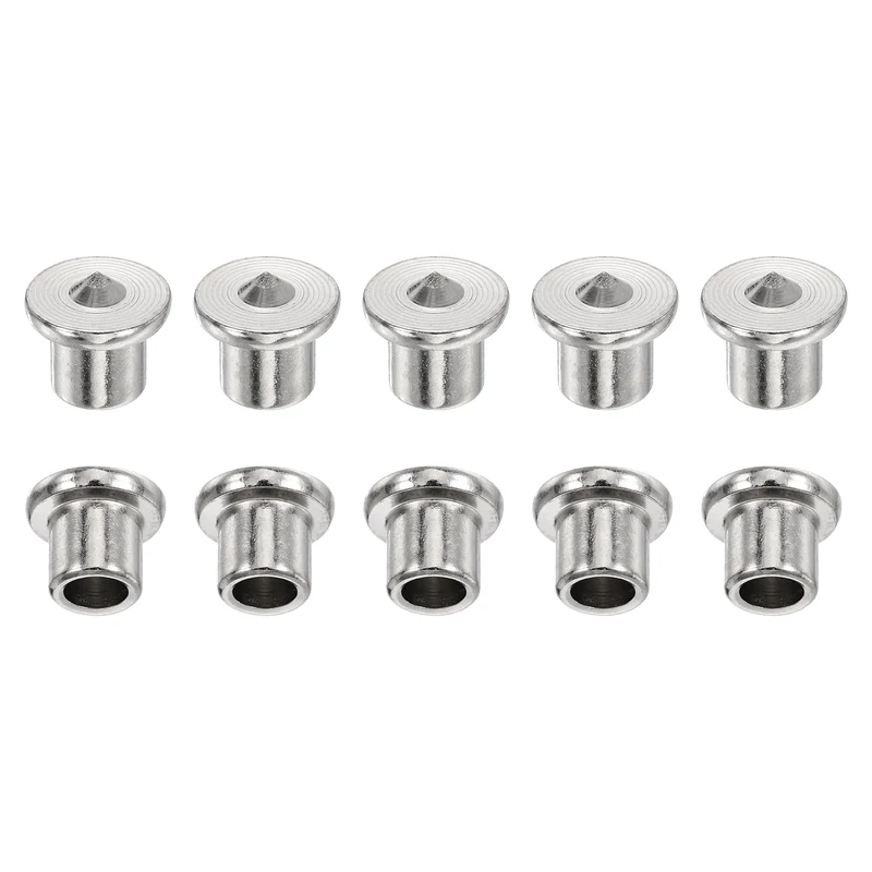 10Pcs Hollow Dowel and Tenon Center Transfer Plugs, 10mm Doweling Centering Pin