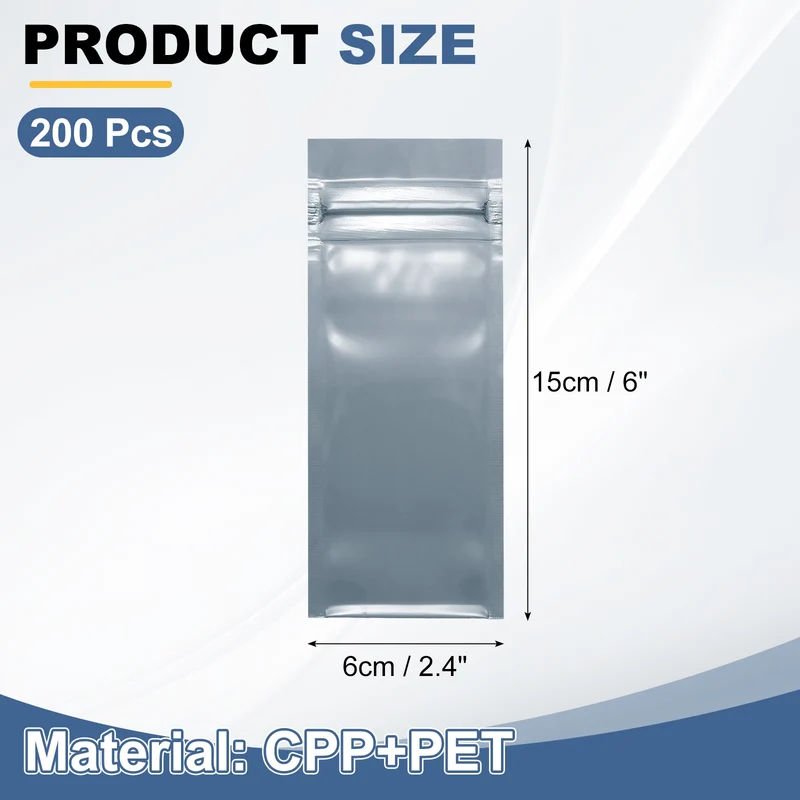 200Pcs Anti Static Bags 2.4 x 6 Inch Resealable ESD Shielding Bag