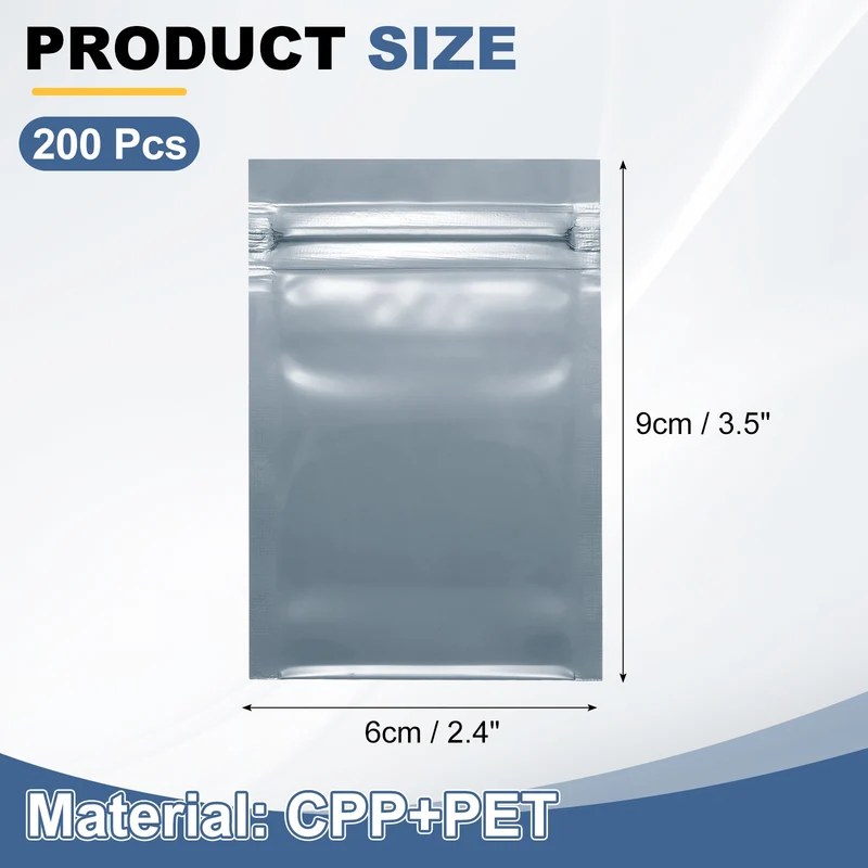 200Pcs Anti Static Bags 2.4 x 3.5 Inch Resealable ESD Shielding Bag