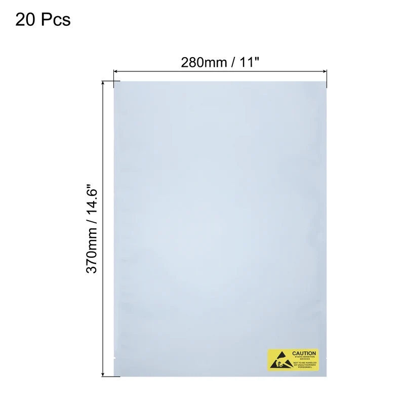 20Pcs Anti Static Bags ESD Shielding Bag 11x14.6 Inch(280x370mm)