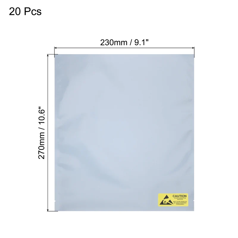 20Pcs Anti Static Bags ESD Shielding Bag 9.4x10.6 Inch(240*270mm)