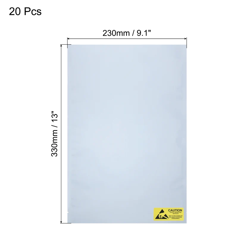 20Pcs Anti Static Bags ESD Shielding Bag 9x13 Inch(230x330mm)