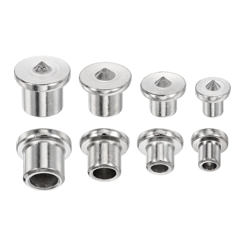 8Pcs Hollow Dowel and Tenon Center Transfer Plugs, 4Size Doweling Centering Pin