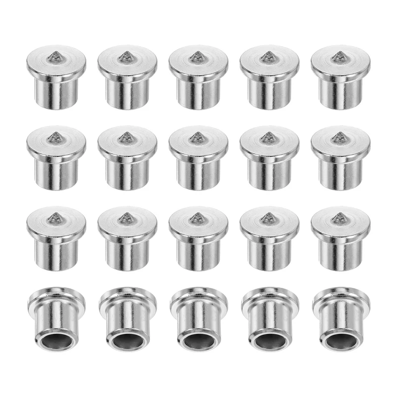 20Pcs Hollow Dowel and Tenon Center Transfer Plugs, 12mm Doweling Centering Pin